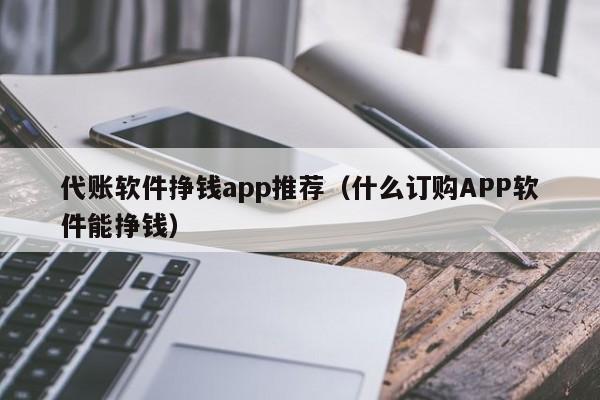 代账软件挣钱app推荐（什么订购APP软件能挣钱）