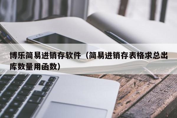 博乐简易进销存软件（简易进销存表格求总出库数量用函数）