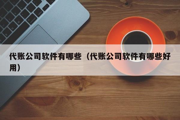 代账公司软件有哪些（代账公司软件有哪些好用）