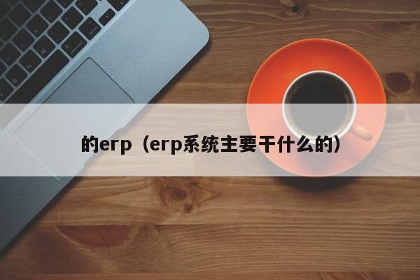 的erp（erp系统主要干什么的）