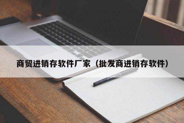 商贸进销存软件厂家（批发商进销存软件）