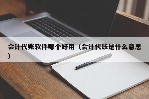 会计代账软件哪个好用（会计代账是什么意思）