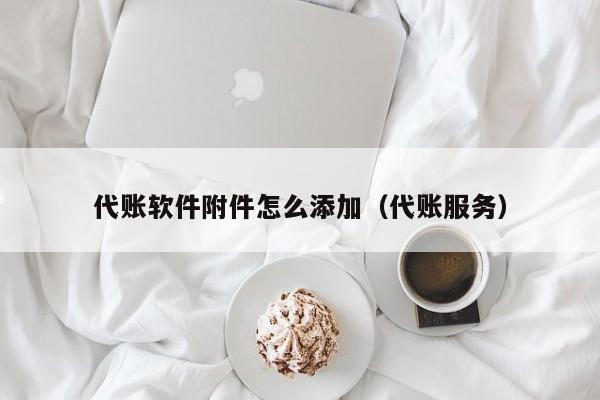 代账软件附件怎么添加（代账服务）