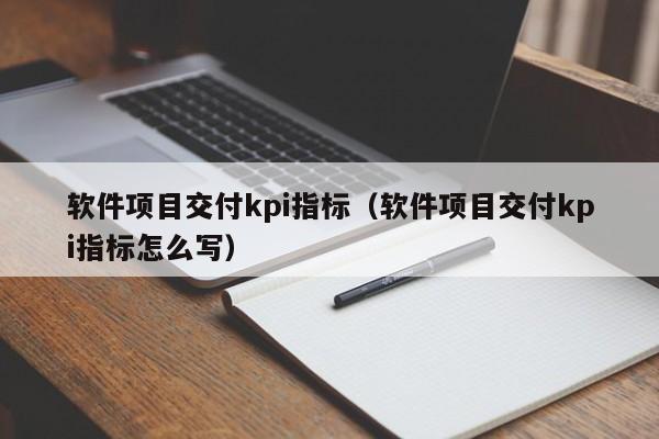 软件项目交付kpi指标（软件项目交付kpi指标怎么写）