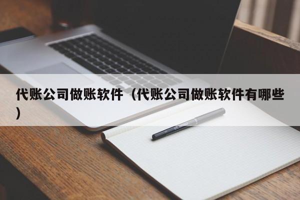 代账公司做账软件（代账公司做账软件有哪些）